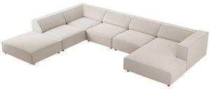 -25 % Dny MOMENTI– Cosmopolitan Design Sametová rohová pohovka Arendal 364 cm, levá