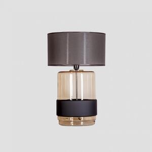 4concepts Designová stolní lampa UMBRIEL ANTHRACITE BLACK Barva: Amber