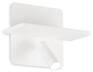 Ideal Lux 287317 PIANO nástěnné svítidlo s vypínačem LED 11,5W 830/540lm 3000K bílá