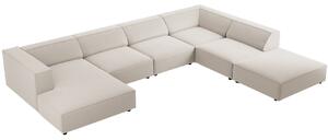 -25 % Dny MOMENTI– Cosmopolitan Design Sametová rohová pohovka Arendal 364 cm, pravá