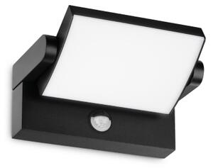 Ideal Lux 287737 SWIPE venkovní nástěnné svítidlo se senzorem LED 21W 2300/1320lm 3000K černá