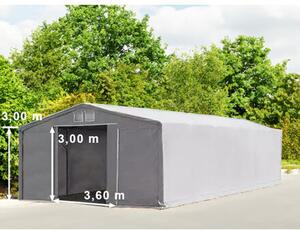 Mobilní skladová hala 8x12m PVC 720HD Professional barva Šedá