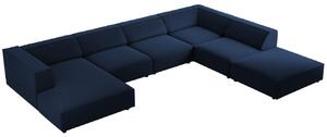 -25 % Dny MOMENTI– Cosmopolitan Design Sametová rohová pohovka Arendal 364 cm, pravá