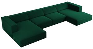 Cosmopolitan Design Sametová rohová pohovka Arendal 364 cm