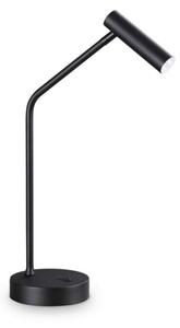 Ideal Lux 295534 EASY stolní lampička LED V460mm 3,5W 250/200lm 3000K černá