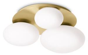 Ideal Lux 293660 NINFEA stropní svítidlo 3xGX53 saténová mosaz