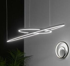 Ideal Lux 304465 ORACLE SLIM závěsné svítidlo LED D1500mm 76W 7050/4190lm 3000K bílá, DALI