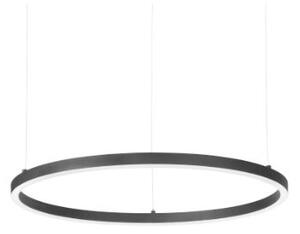 Ideal Lux 304441 ORACLE SLIM závěsné svítidlo LED D900mm 55W 5700/2950lm 4000K černá