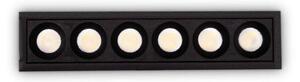 Ideal Lux 305813 LIKA SLIM zápustné svítidlo LED 28x122mm 10W 1000/750lm 3000K černá