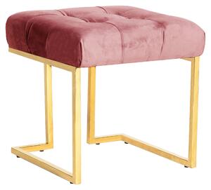 TABURET, kov, textil, 48/48/48 cm - Taburety, Online Only