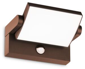 Ideal Lux 307176 SWIPE venkovní nástěnné svítidlo se senzorem LED 21W 2300/1320lm 3000K kávová