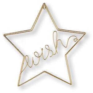 Kovová dekorace Gold Wish Metal Art 104033, Wall Art, Graham Brown