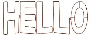 Kovová dekorace Rose Gold Hello 104029, Wall Art, Graham Brown