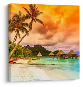 Obraz - Ostrov Bora Bora (30x30 cm)