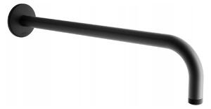 Mexen KAI, podomítkové rameno 40cm + sprchová hlavice 30cm, černá, 79230-70 + 79211-70