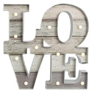 Osvětlená dekorace 100067, Lit Love Metal Art, Wall Art, Graham Brown
