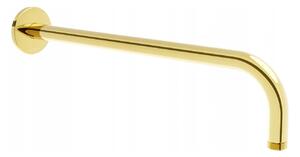 Mexen KAI, podomítkové rameno 40cm + sprchová hlavice 30cm, zlatá, 79230-50 + 79211-50