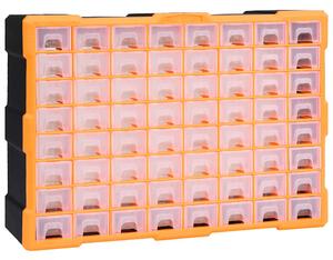Organizér se 64 zásuvkami 52 x 16 x 37,5 cm 147579
