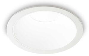 Ideal Lux 313191 GAME TRIM ROUND zápustné svítidlo LED D85mm 11W 1100/980lm 3000K IP65 bílá
