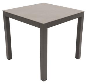 Doppler MADRI - zahradní hliníkový stůl 80x80 cm, mocca