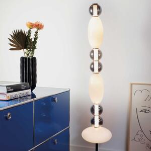Ideal Lux 314198 LUMIERE stojací lampa LED V1550mm 58W 6500/1190lm 3000K černá, bílá