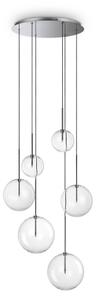 Ideal Lux 317250 EQUINOXE závěsné svítidlo 6xG4 D650mm chromová
