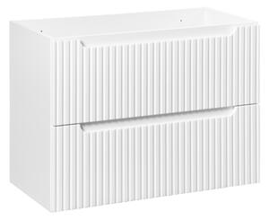 COMAD Závěsná skříňka pod umyvadlo - NOVA 82-80-2S white, šířka 80 cm, matná bílá