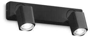 Ideal Lux 321509 RUDY nástěnné bodové svítidlo/spot 2xGU10 černá