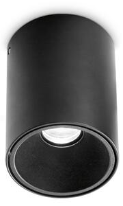 Ideal Lux 322711 NITRO ROUND stropní bodové svítidlo LED D104mm 25W 2350/1680lm 3000K černá