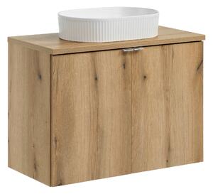 Comad Koupelnová skříňka s deskovým umyvadlem SET-NOA B OAK II 80 dub coast evoke