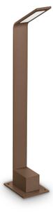 Ideal lux 326689 OUTDOOR AGOS venkovní stojanové svítidlo/sloupek LED V600mm 6,5W 670/560lm 3000K IP54 kávová