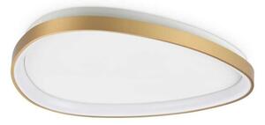 Ideal Lux 328065 GEMINI ON-OFF stropní svítidlo LED D610mm 29W 3850/1730lm 3000K mosazná