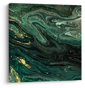 Obraz - Zelený mramor (30x30 cm)