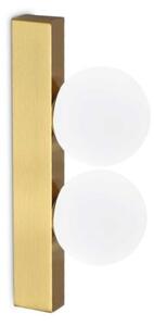 Ideal Lux 328287 PING PONG nástěnné svítidlo LED 6W 500/370lm 3000K mosazná