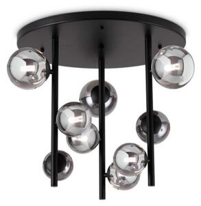 Ideal Lux 328416 PERLAGE stropní svítidlo 9xG9 D550mm černá, kouřová