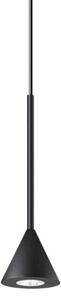 Ideal Lux 328348 ARCHIMEDE CONO závěsné svítidlo LED D90mm 4W 250/210lm 3000K černá