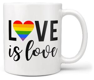Hrnek LGBT Love is love