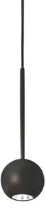 Ideal Lux 328355 ARCHIMEDE SFERA závěsné svítidlo LED D90mm 4W 250/210lm 3000K černá