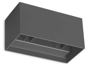 Ideal lux 328676 OUTDOOR ATOM venkovní nástěnné svítidlo LED 25W 2100/1340lm 3000K IP54 černá
