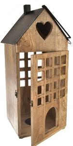 Black Lucerna 28 x 28 x 66 cm, mango/kov INDECOR X13075