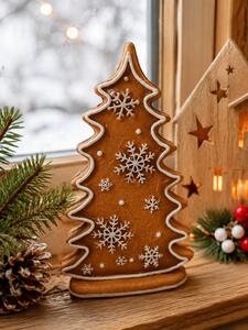 Dekorace perníkový stromek 16cm 9100004