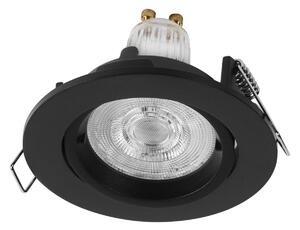 Zapuštěné bodové svítidlo, Twistlock Nastavitelné 2,6W, Černé
