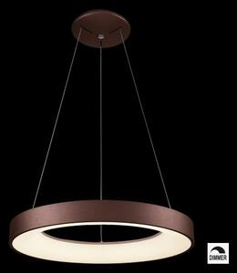 LUXERA 18407 GENTIS závěsné svítidlo 600 mm LED / 50W, 4000K, kávová