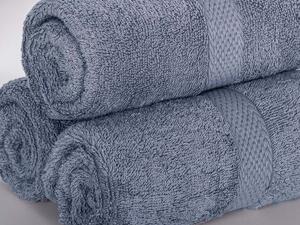 XPOSE® Froté ručník VERONA 3ks - tmavě šedý 30x50 cm
