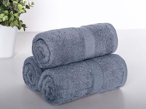 XPOSE® Froté ručník VERONA 3ks - tmavě šedý 30x50 cm