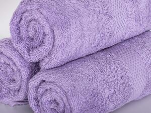 XPOSE® Froté ručník VERONA 3ks - levandulový 30x50 cm