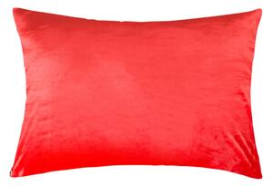 XPOSE® Mikroplyšový povlak na polštář - červený 40x60 cm