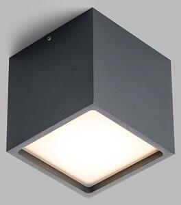 LED2 5111134 CUBE stropní bodové povrchové svítidlo 100mm 12W / 960lm 3000K IP54 antracitová