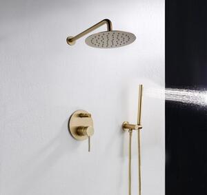 Rea Lungo - Podomítkový sprchový set, zlatá, REA-P4110