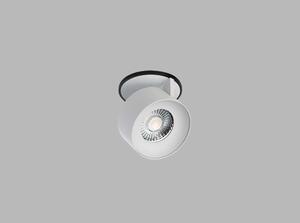 LED2 21507331 KLIP kruhové otočné zápustné bodové svítidlo 77mm 11W / 770lm 3000K černo bílá